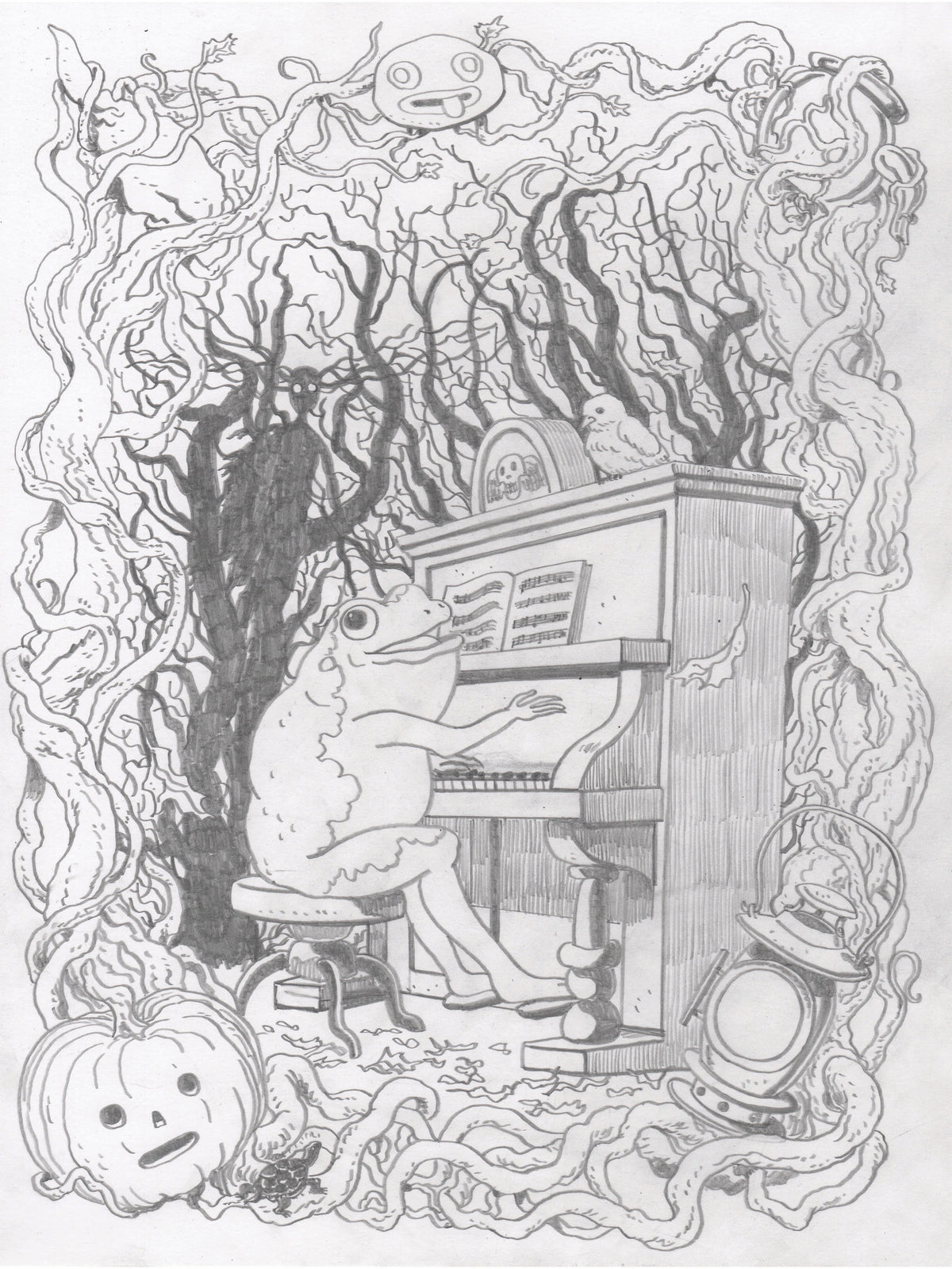 Over the Garden Wall Original Art
