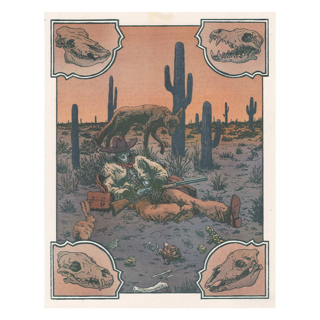 Desert Vigil Riso Print