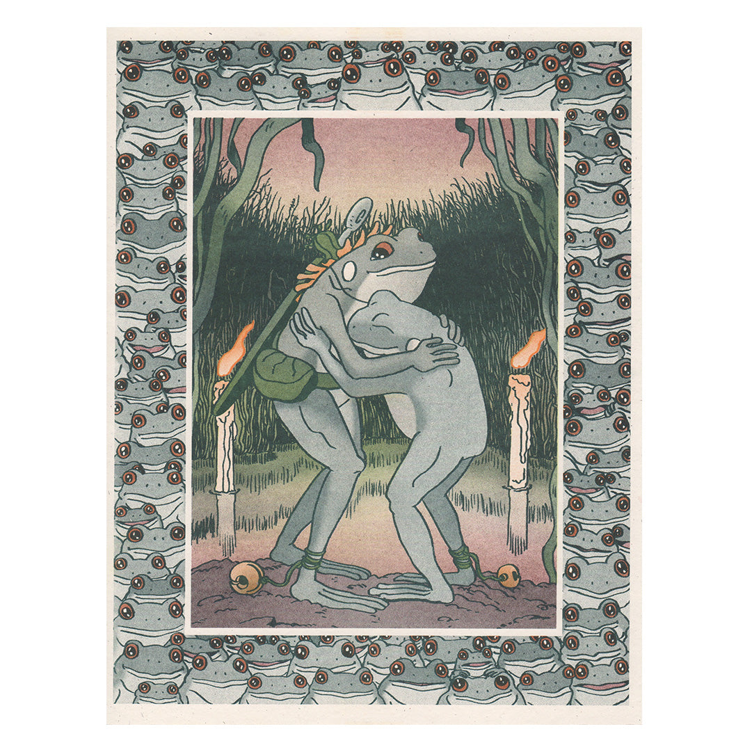 The Goodbye Riso Print