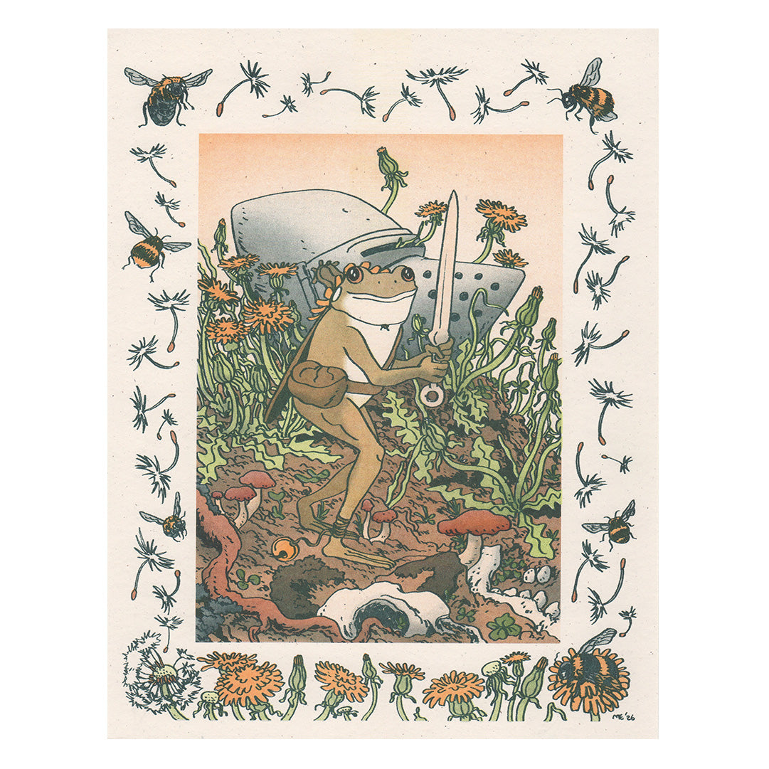 The Quest Begins Riso Print