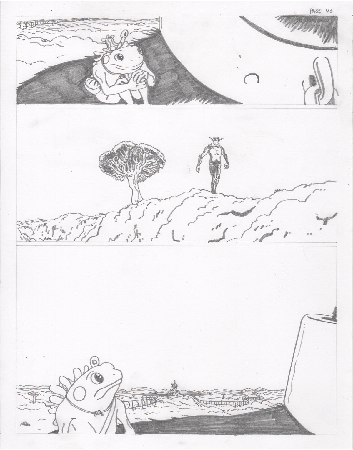 The Council of Frogs Chapter 2 Original Art