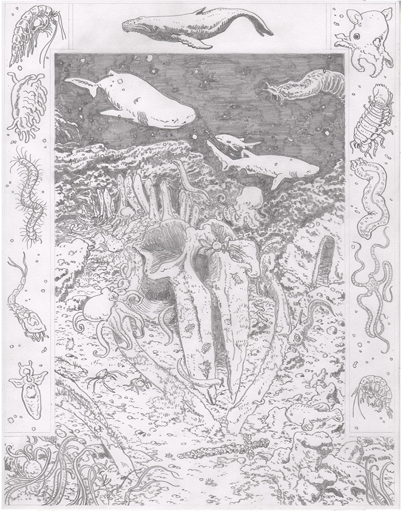Whale Fall Original Art