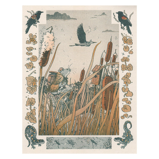 Almost Home Riso Print
