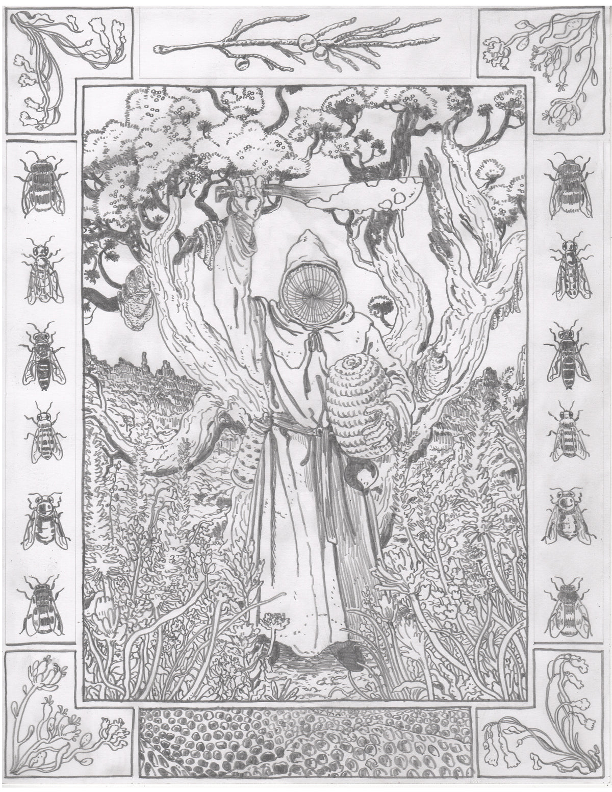 The Apiarist Original Art