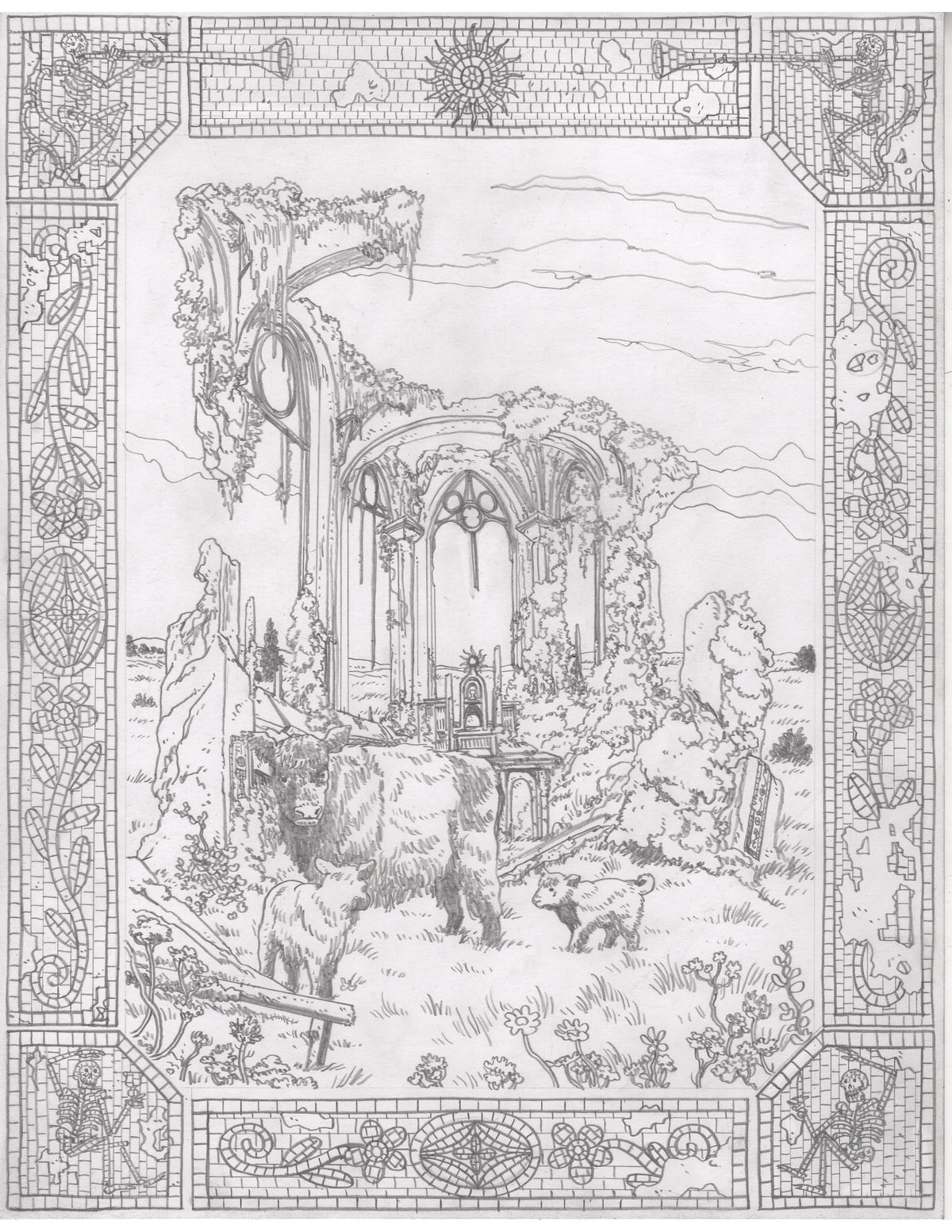 Cow Cathedral Original Art