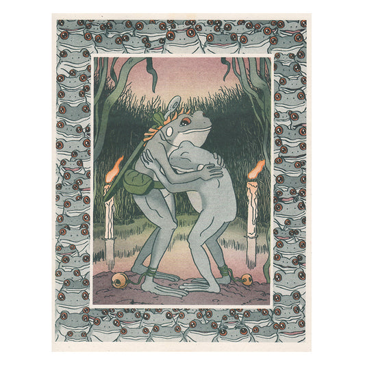 The Goodbye Riso Print