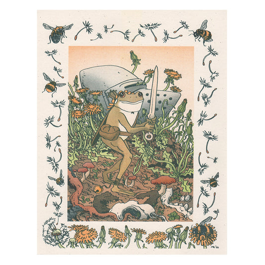 The Quest Begins Riso Print