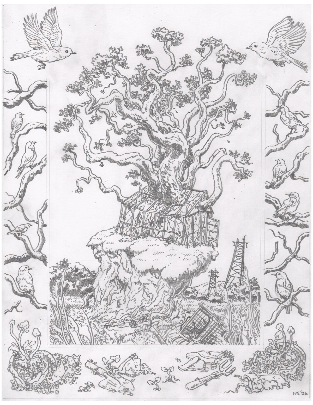 The Greenhouse Original Art