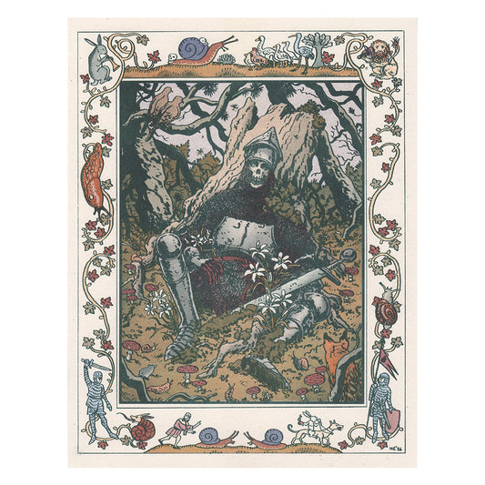 Knight's Repose Riso Print