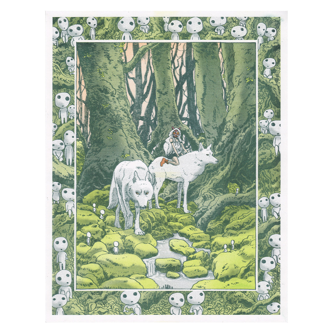 Princess Mononoke San Riso Print