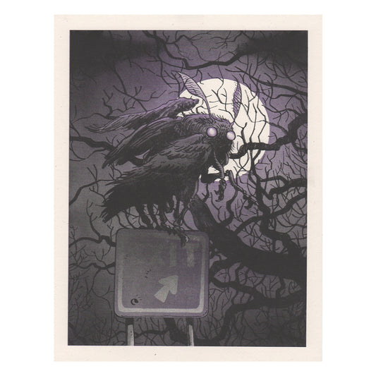 Mothman Riso Print