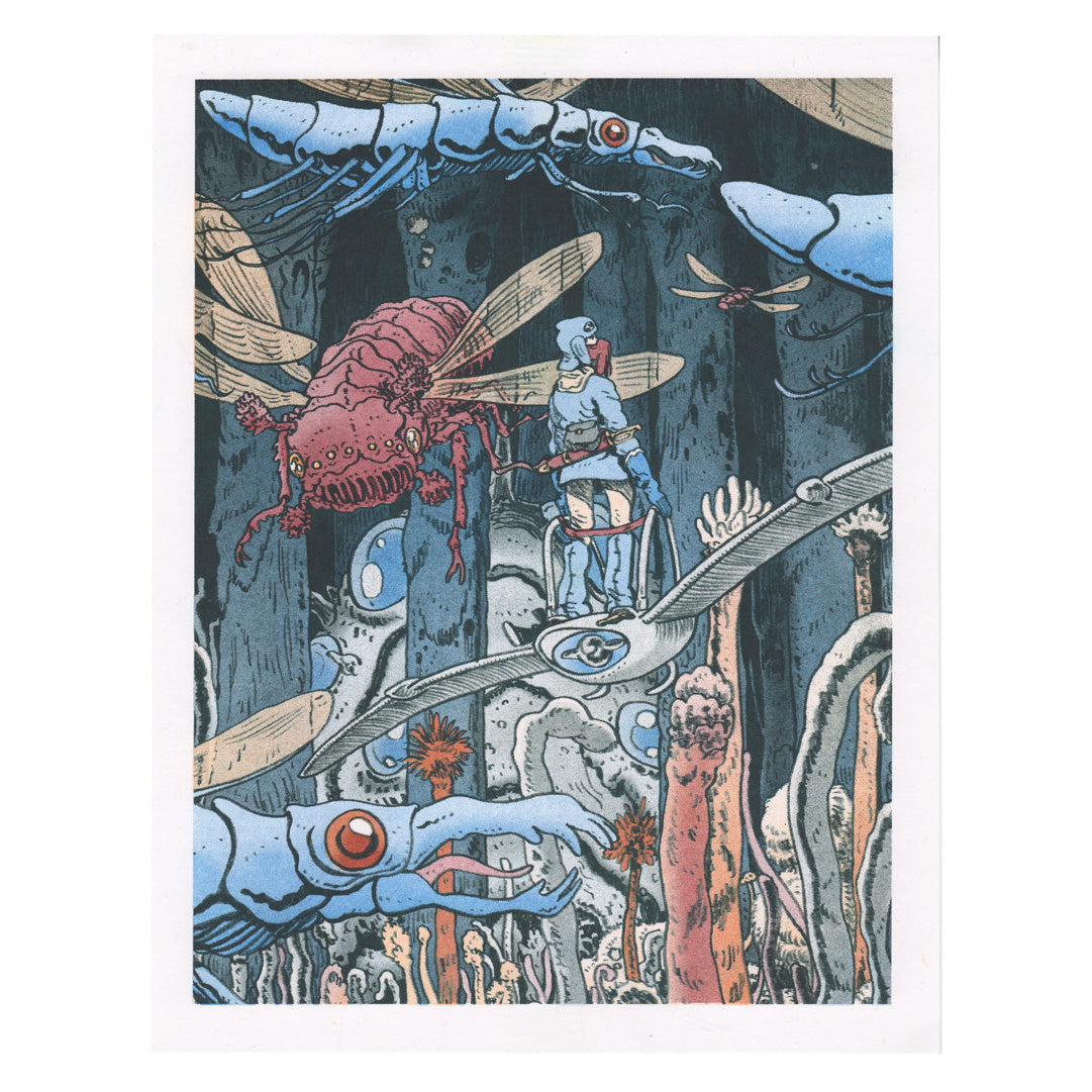 Nausicaä Riso Print