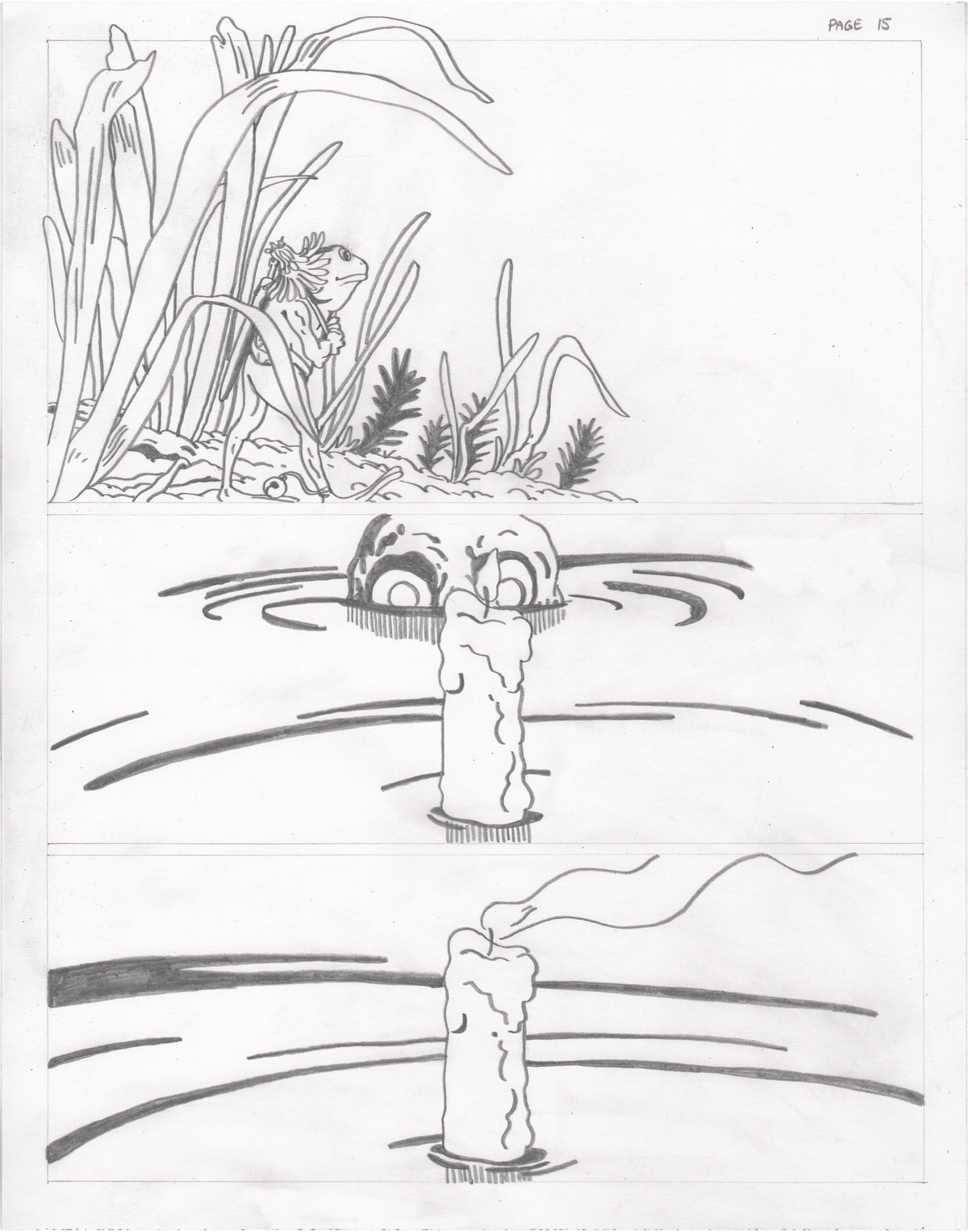 The Council of Frogs Chapter 1 Original Art