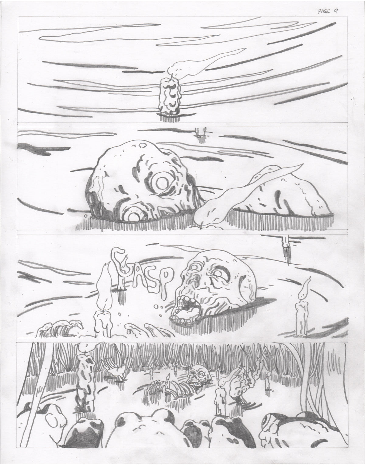 The Council of Frogs Chapter 1 Original Art