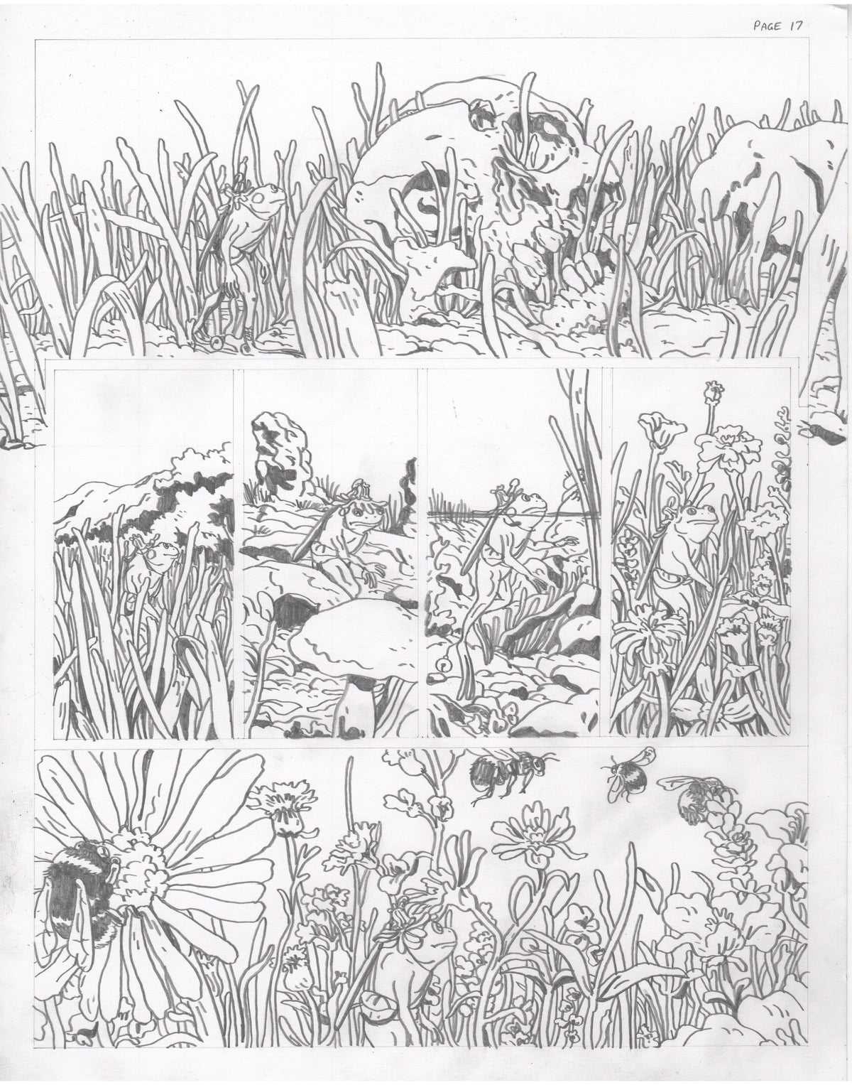 The Council of Frogs Chapter 2 Original Art