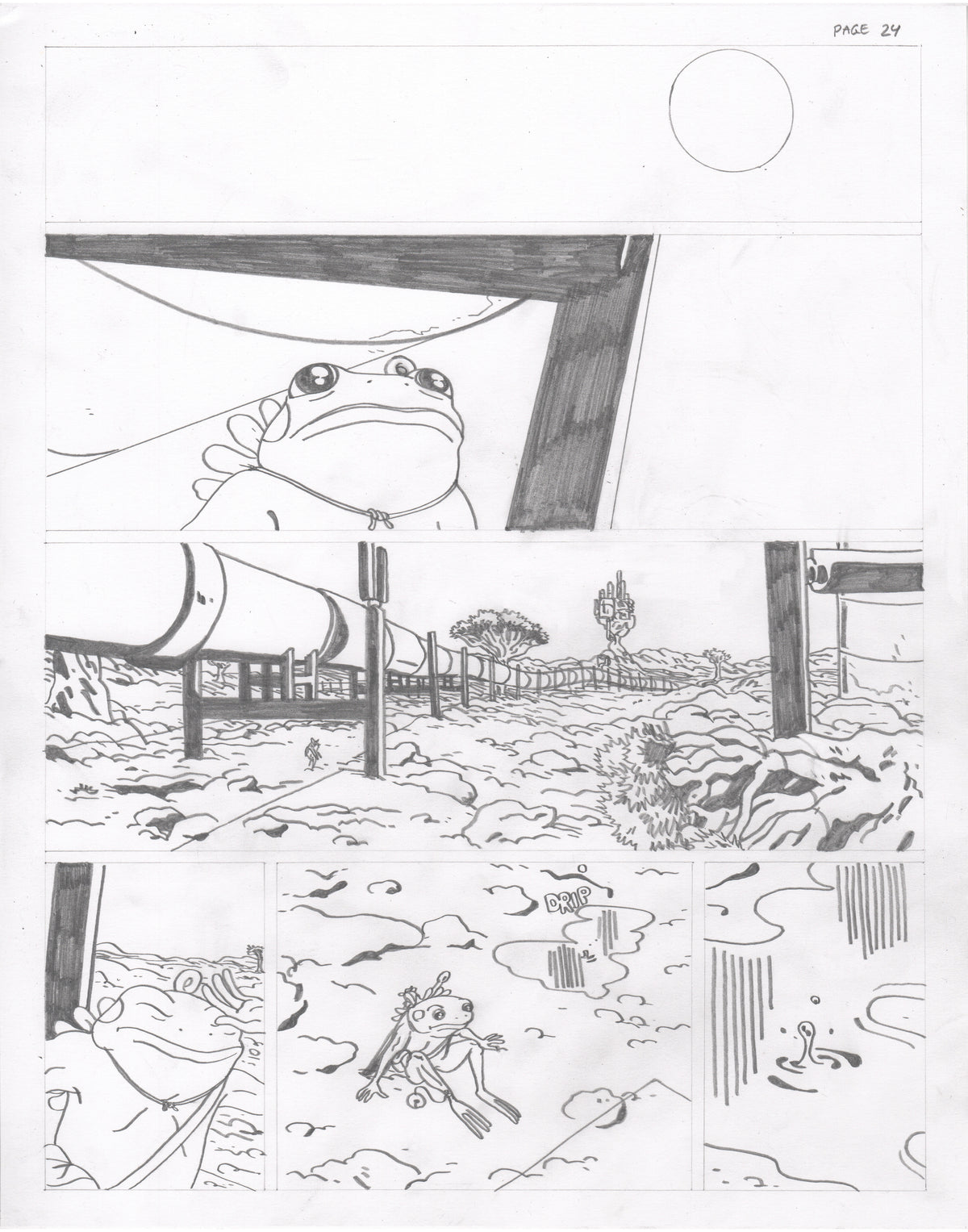 The Council of Frogs Chapter 2 Original Art