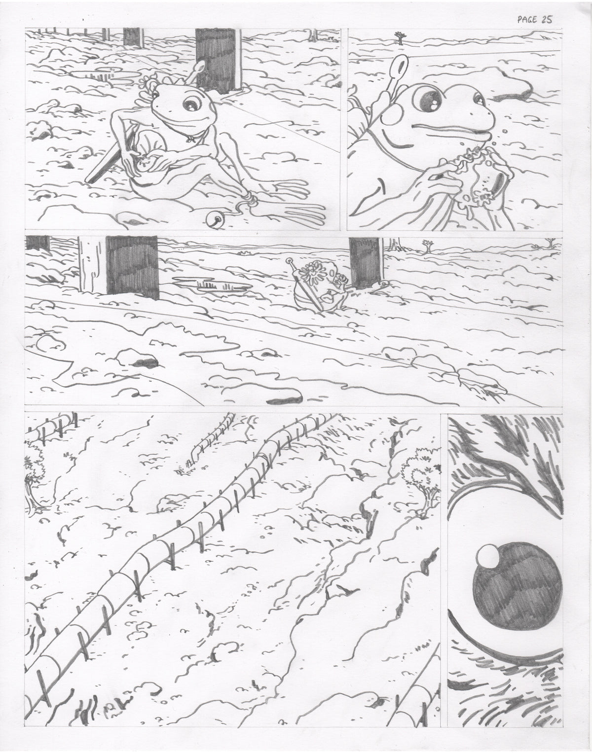The Council of Frogs Chapter 2 Original Art