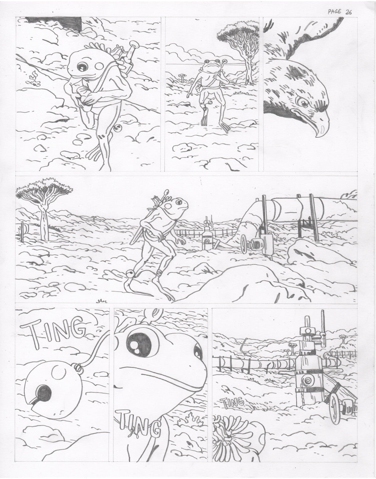 The Council of Frogs Chapter 2 Original Art