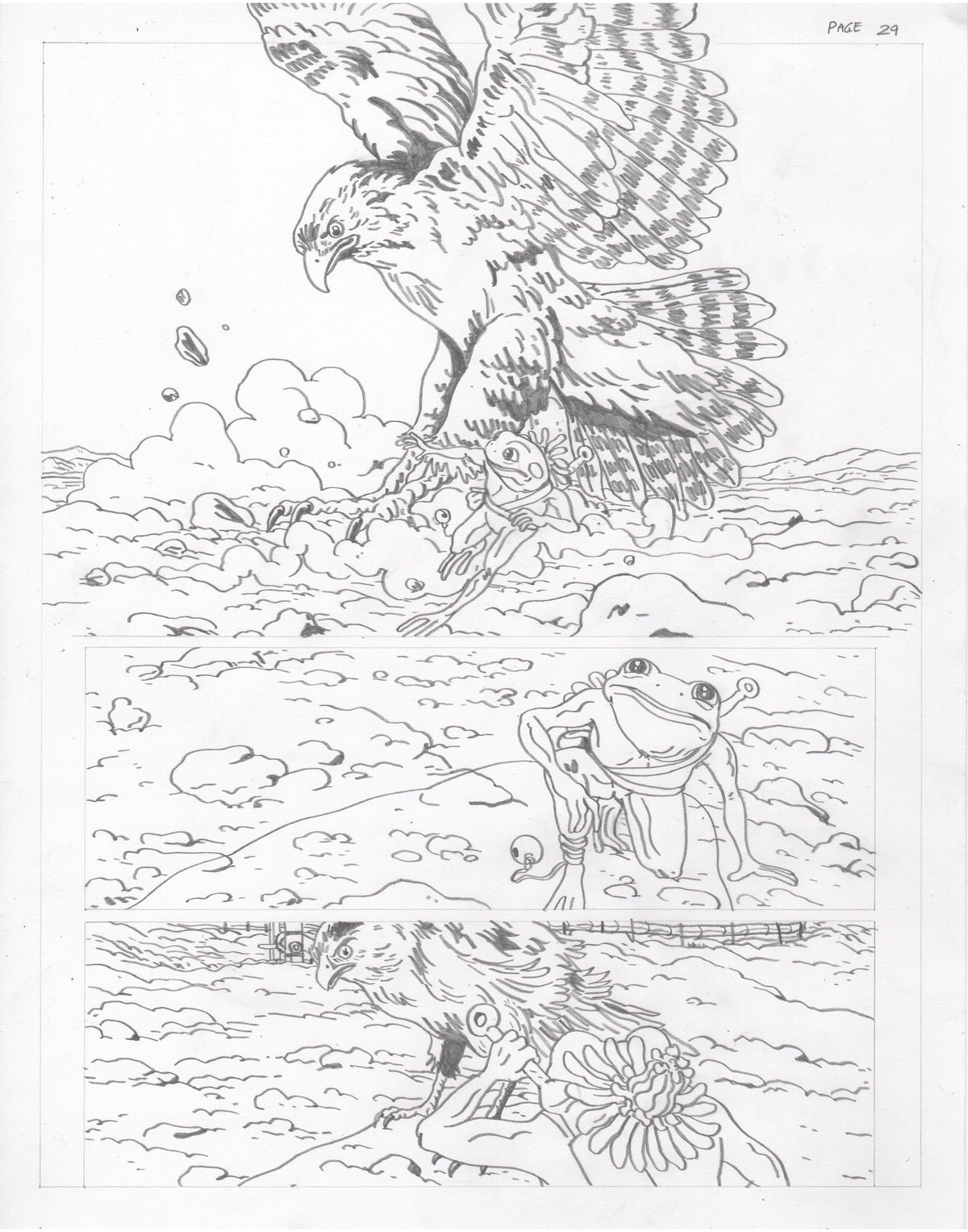 The Council of Frogs Chapter 2 Original Art