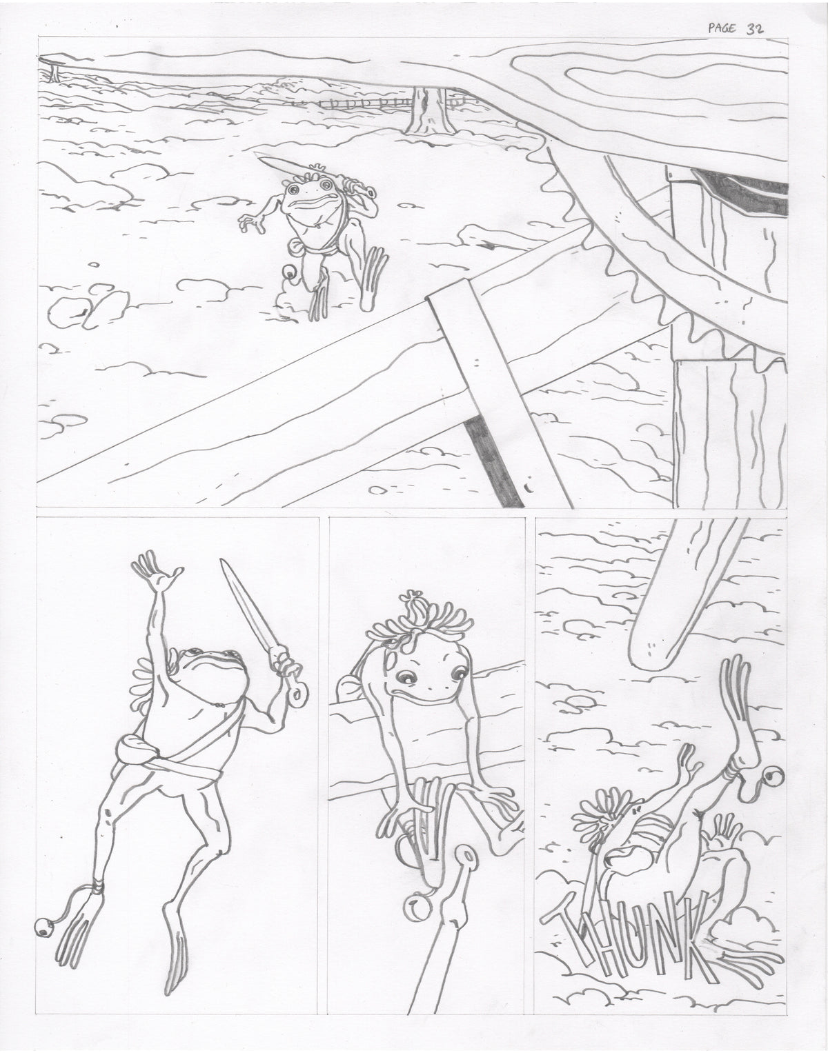 The Council of Frogs Chapter 2 Original Art