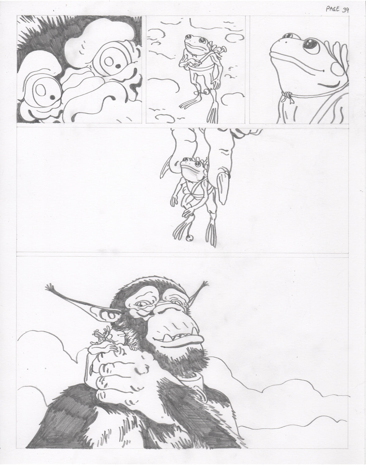 The Council of Frogs Chapter 2 Original Art
