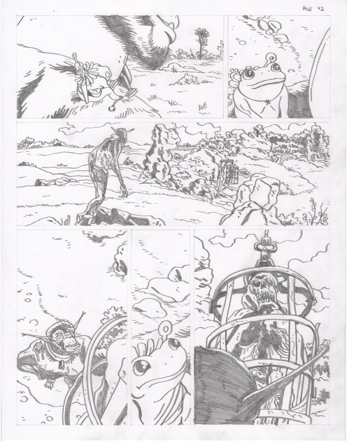 The Council of Frogs Chapter 3 Original Art