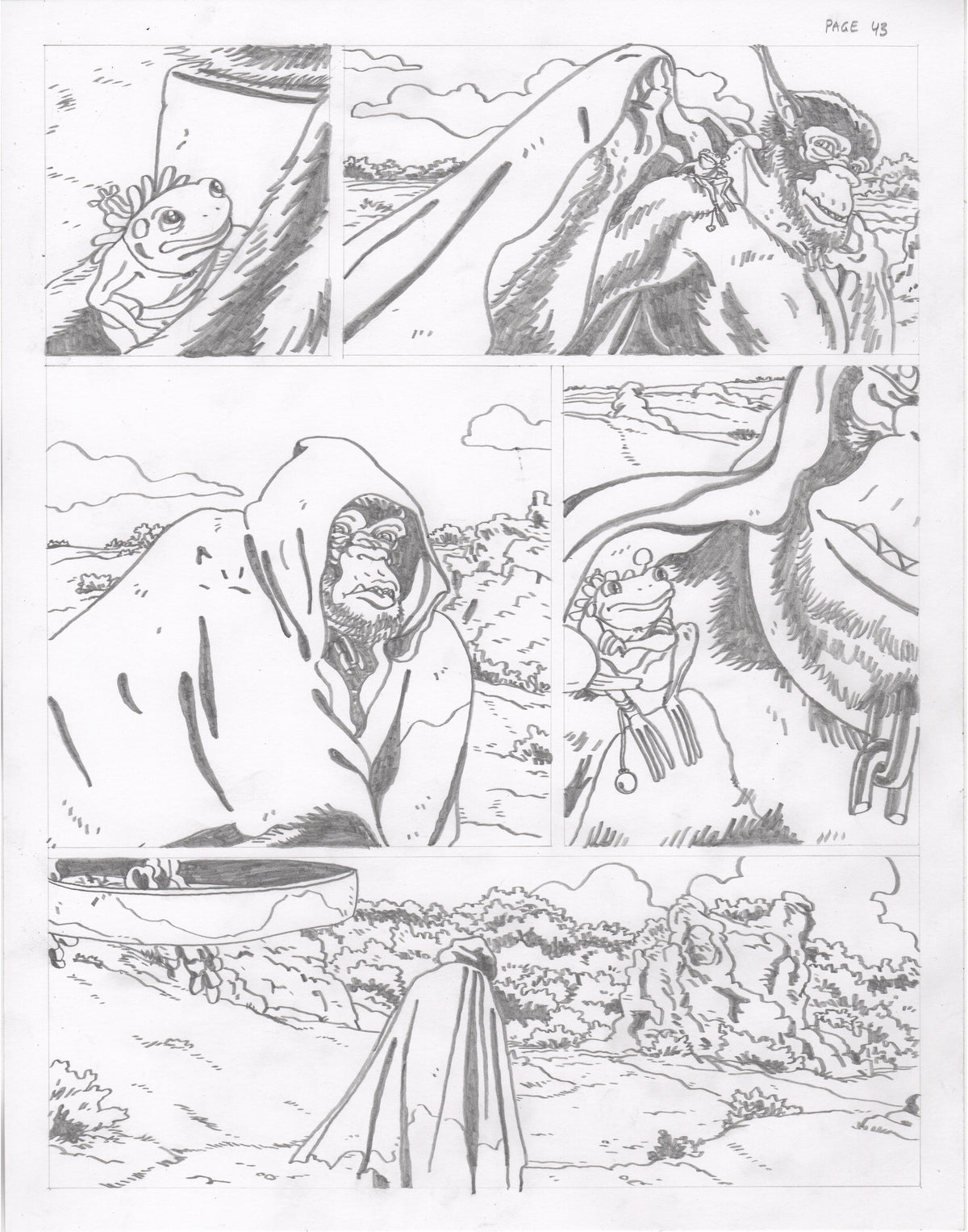 The Council of Frogs Chapter 3 Original Art