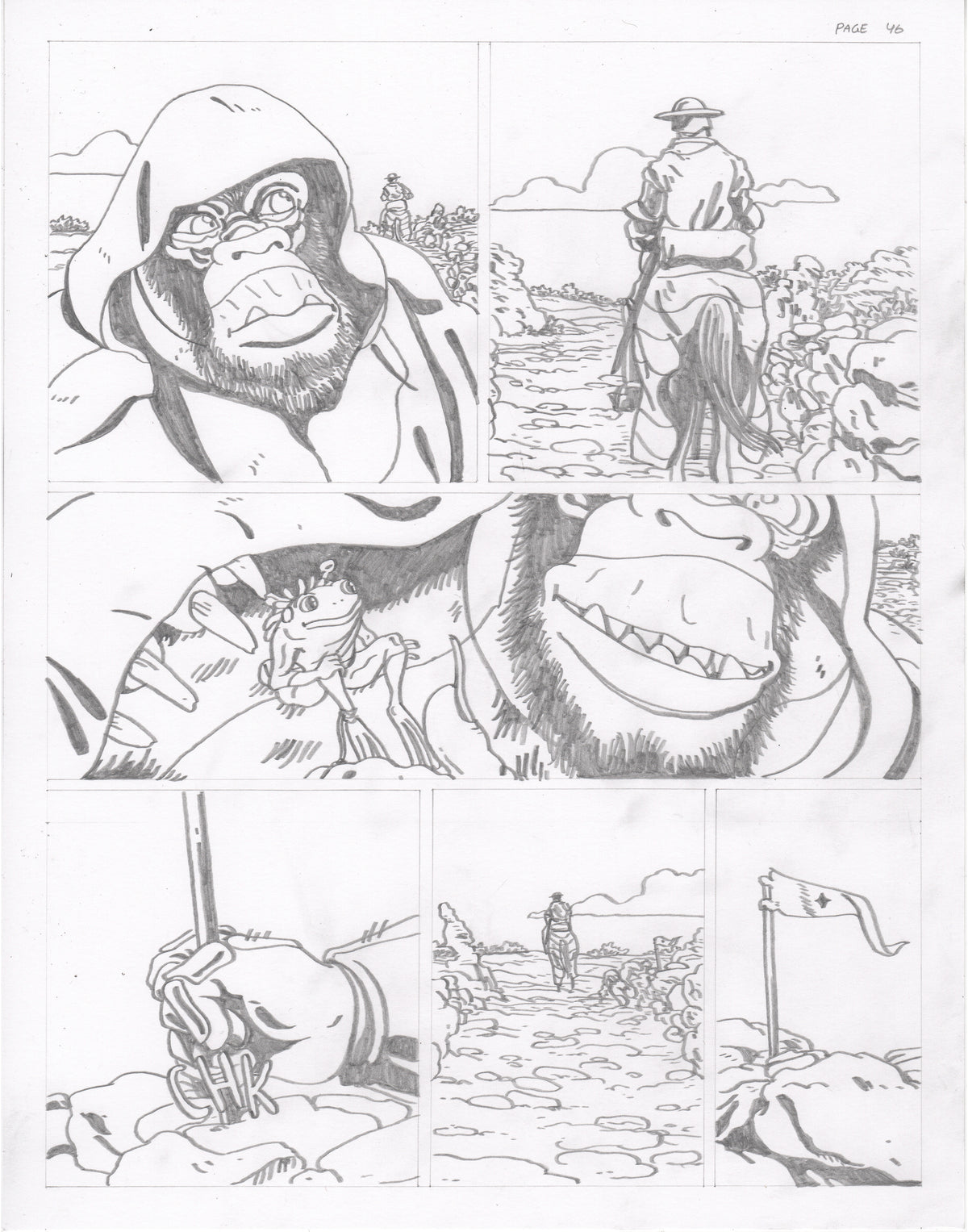 The Council of Frogs Chapter 3 Original Art