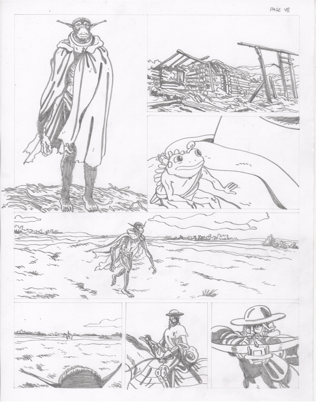 The Council of Frogs Chapter 3 Original Art