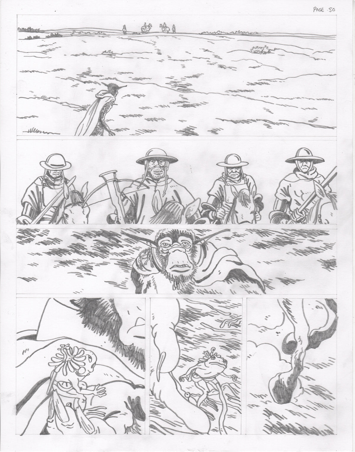 The Council of Frogs Chapter 3 Original Art