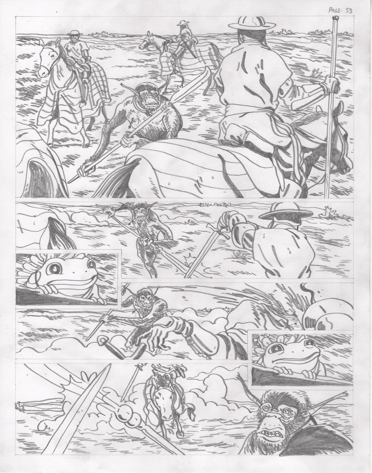 The Council of Frogs Chapter 3 Original Art