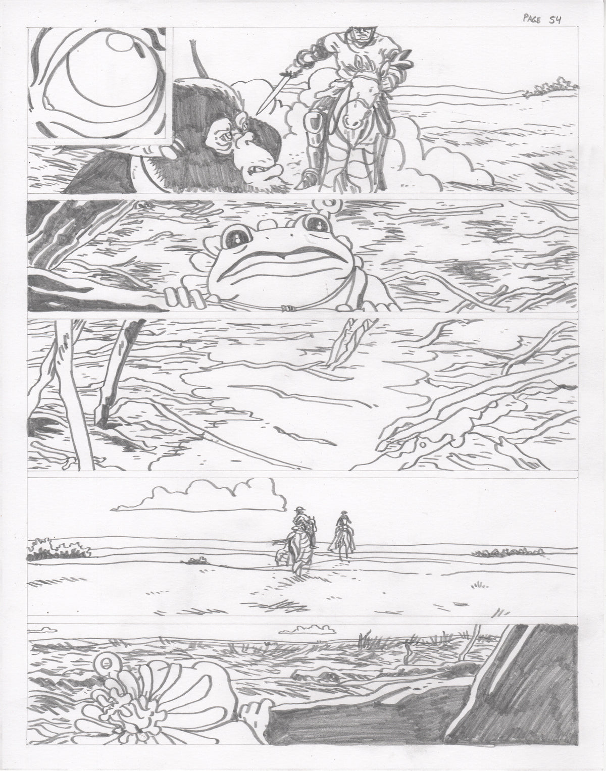 The Council of Frogs Chapter 3 Original Art