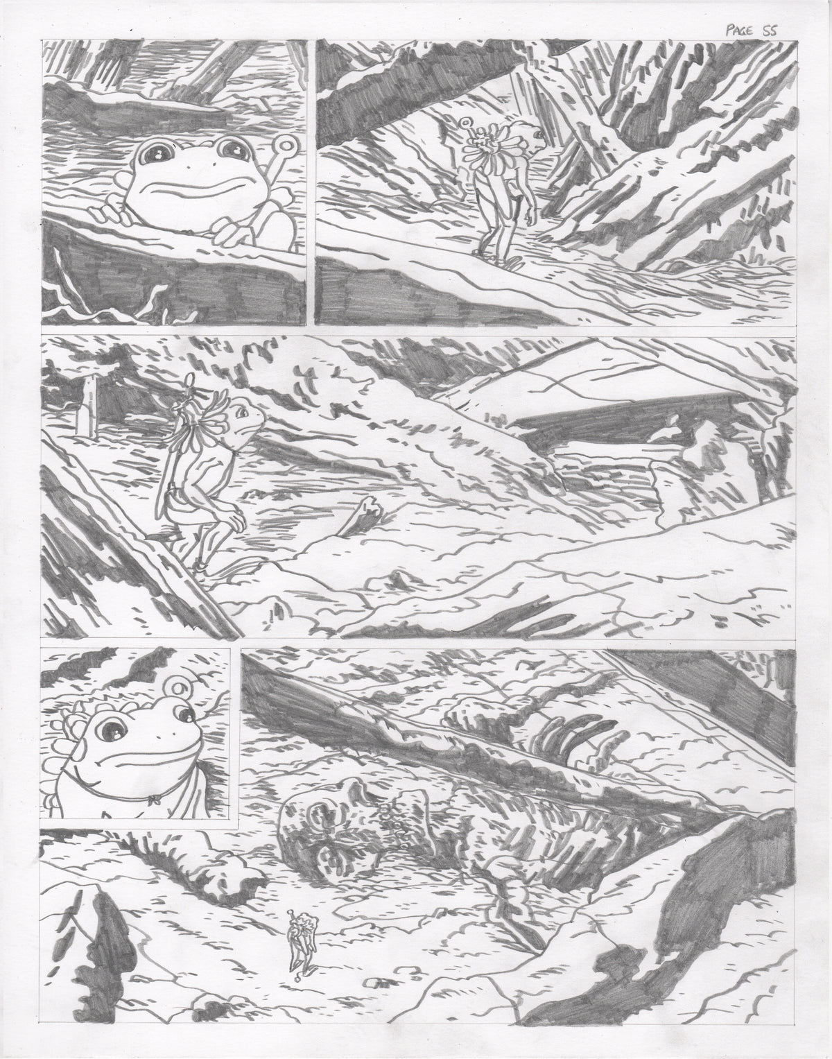 The Council of Frogs Chapter 3 Original Art